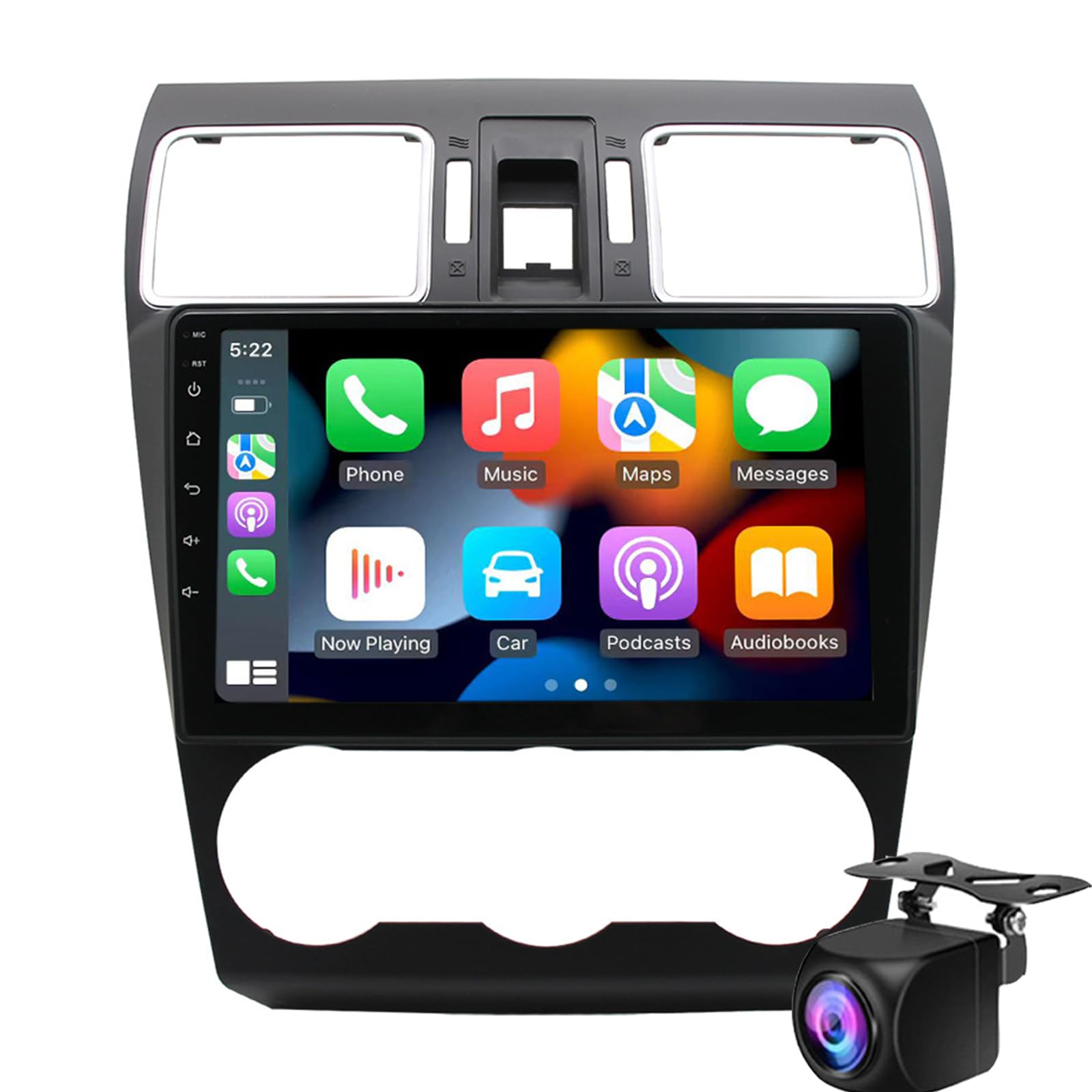Android 9 Zoll Touchscreen Autoradio Stereo Für Su-baru Forester XV 2015-2017 Mit Carplay Android Auto Tragbarer Touchscreen GPS Navigation Mit Bluetooth WiFi USB Mirror Link FM Auto Teil(Color:M700S) Android 9 Zoll Touchscreen Autoradio Stereo Für Su-baru Forester XV 2015-2017 Mit Carplay Android Auto Tragbarer Touchscreen GPS Navigation Mit Bluetooth WiFi USB Mirror Link FM Auto Teil(Color:M700S) von Keoaiob