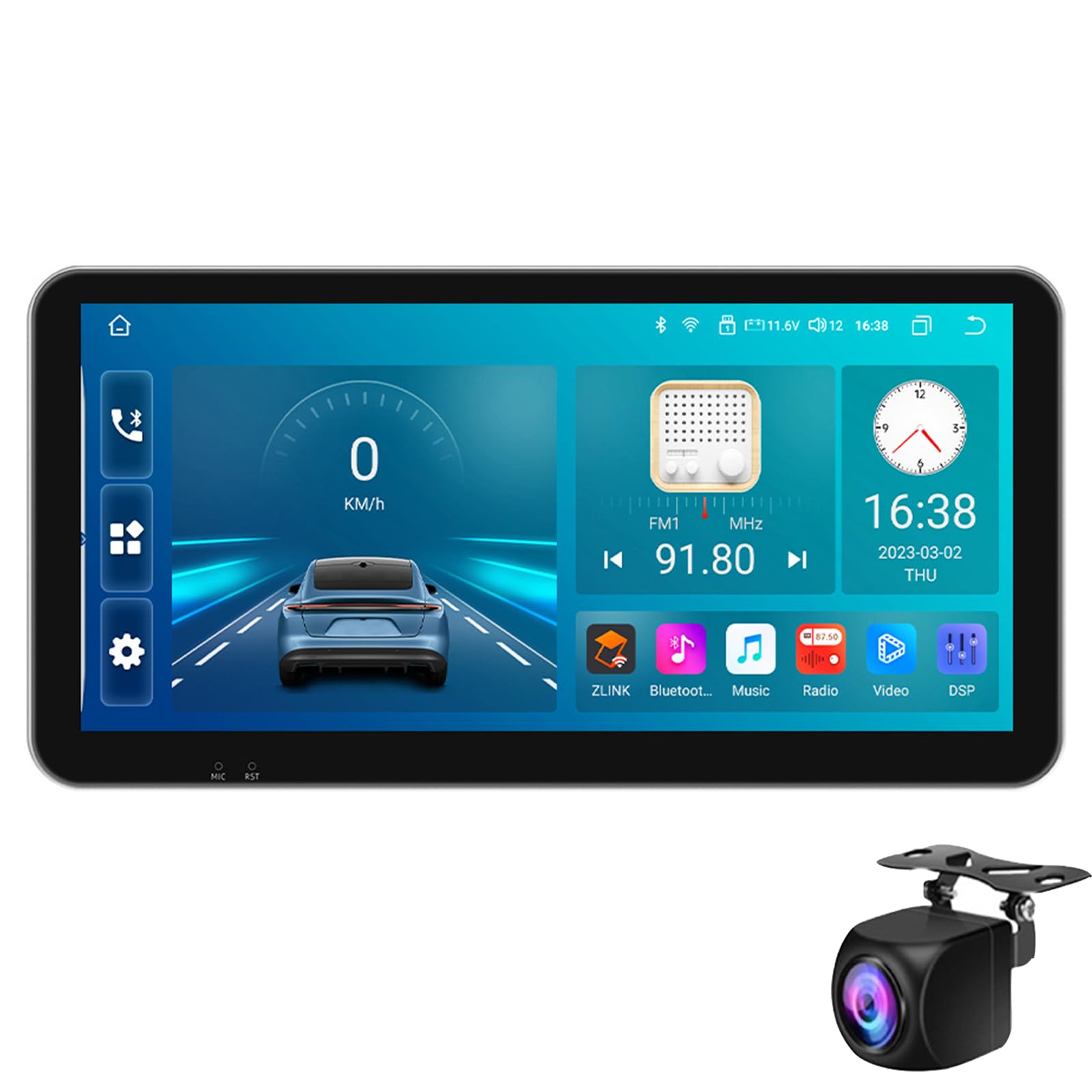 Autoradio 10,33 Zoll Autoradio für O-pel Zafira B/Astra H 2005–2014 Haupteinheit mit CarPlay und Android Auto EQ MirrorLink GPS-Navigation FM SWC mit Rückfahrkamera Mikrofon Multimedi(Size:4G 4+32G) Autoradio 10,33 Zoll Autoradio für O-pel Zafira B/Astra H 2005–2014 Haupteinheit mit CarPlay und Android Auto EQ MirrorLink GPS-Navigation FM SWC mit Rückfahrkamera Mikrofon Multimedi(Size:4G 4+32G) von Keoaiob