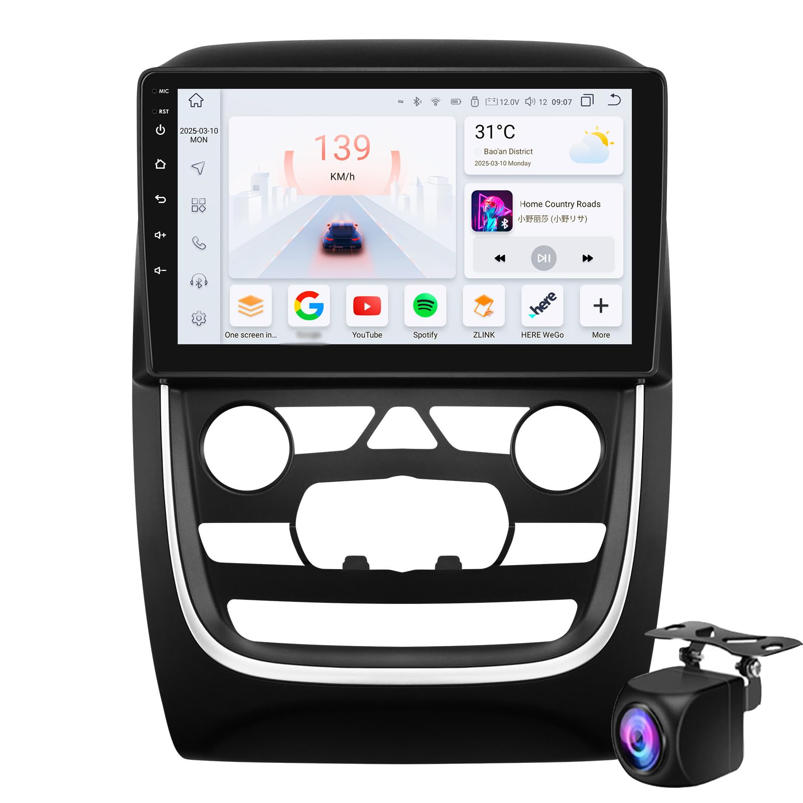 Für Do-dge Durango 2014-2020 Autoradio Stereo GPS Navigation Eingebautes Carplay Android Auto 9'' 1080P Touchscreen Upgrade Spiegelung SWC Split Screen 5G WiFi Bluetooth Unterstützung AHD (Size:M400S) Für Do-dge Durango 2014-2020 Autoradio Stereo GPS Navigation Eingebautes Carplay Android Auto 9'' 1080P Touchscreen Upgrade Spiegelung SWC Split Screen 5G WiFi Bluetooth Unterstützung AHD (Size:M400S) von Keoaiob