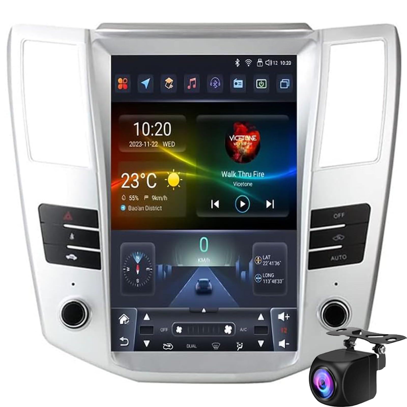 Keoaiob Android 14 9,7 Zoll Touchscreen-Radio Für Le-xus RX330 RX300 RX350 RX400 2004-2008 Video-Multimedia-Player GPS-Navigation Unterstützt Bildschirm Bluetooth Lenkradsteuerung(Color:8-Core 4+32G) Keoaiob Android 14 9,7 Zoll Touchscreen-Radio Für Le-xus RX330 RX300 RX350 RX400 2004-2008 Video-Multimedia-Player GPS-Navigation Unterstützt Bildschirm Bluetooth Lenkradsteuerung(Color:8-Core 4+32G) von Keoaiob