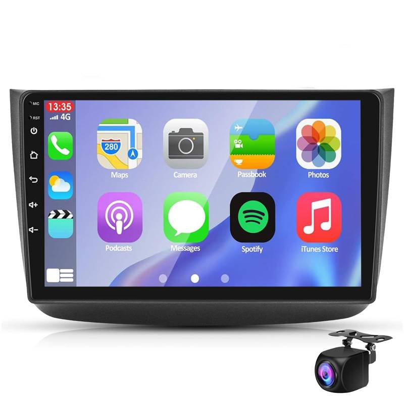 Keoaiob Android 14 Autoradio Für Viano 2004-2011 / Vito 2010-2015 10 Zoll Radio Mit Wireless Carplay Android Auto GPS WiFi Mirror Link Bluetooth FM/RDS/EQ Rückfahrkamera(Size:M700S) von Keoaiob