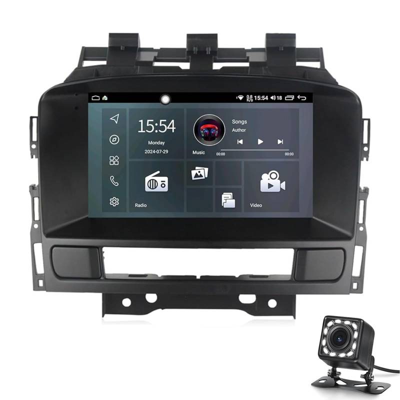 Keoaiob Android Car Radio Für O-pel Vauxhall Astra J 2010-2013,7 "berührte GPS-Navigation Eingebaute Dsp Bt 5.0 Carplay/Android Auto 4g LTE Lege Wahr Control Chera Dvr Bluetooth Fm(Color:NF-7) von Keoaiob