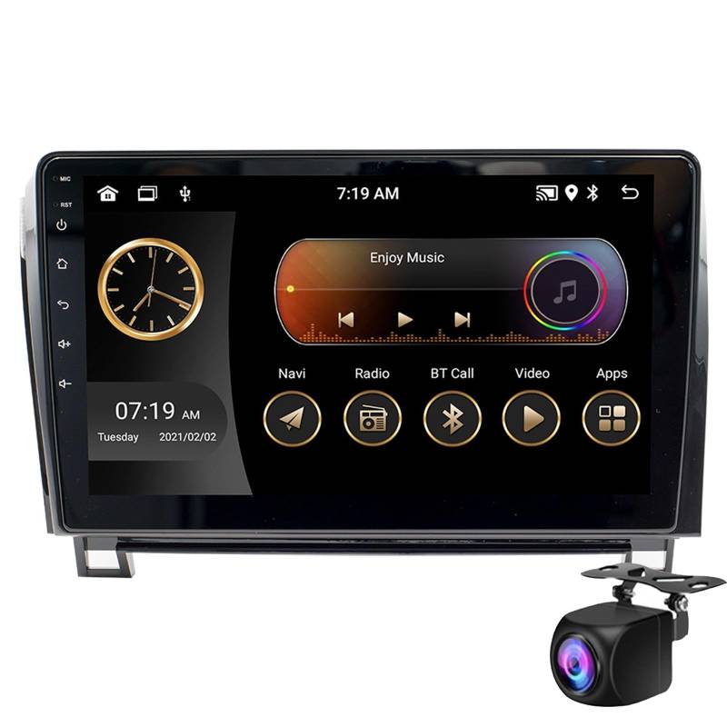Keoaiob Car Radio Für Sequoia 2007-2013 Mit Drahtlosen Carplay Android Auto Android Car Stereo 10.1 "Touchscreen Bluetooth Radio GPS NAV Sat HiFi WiFi Fm-umkehrkamera(Size:M150S) von Keoaiob
