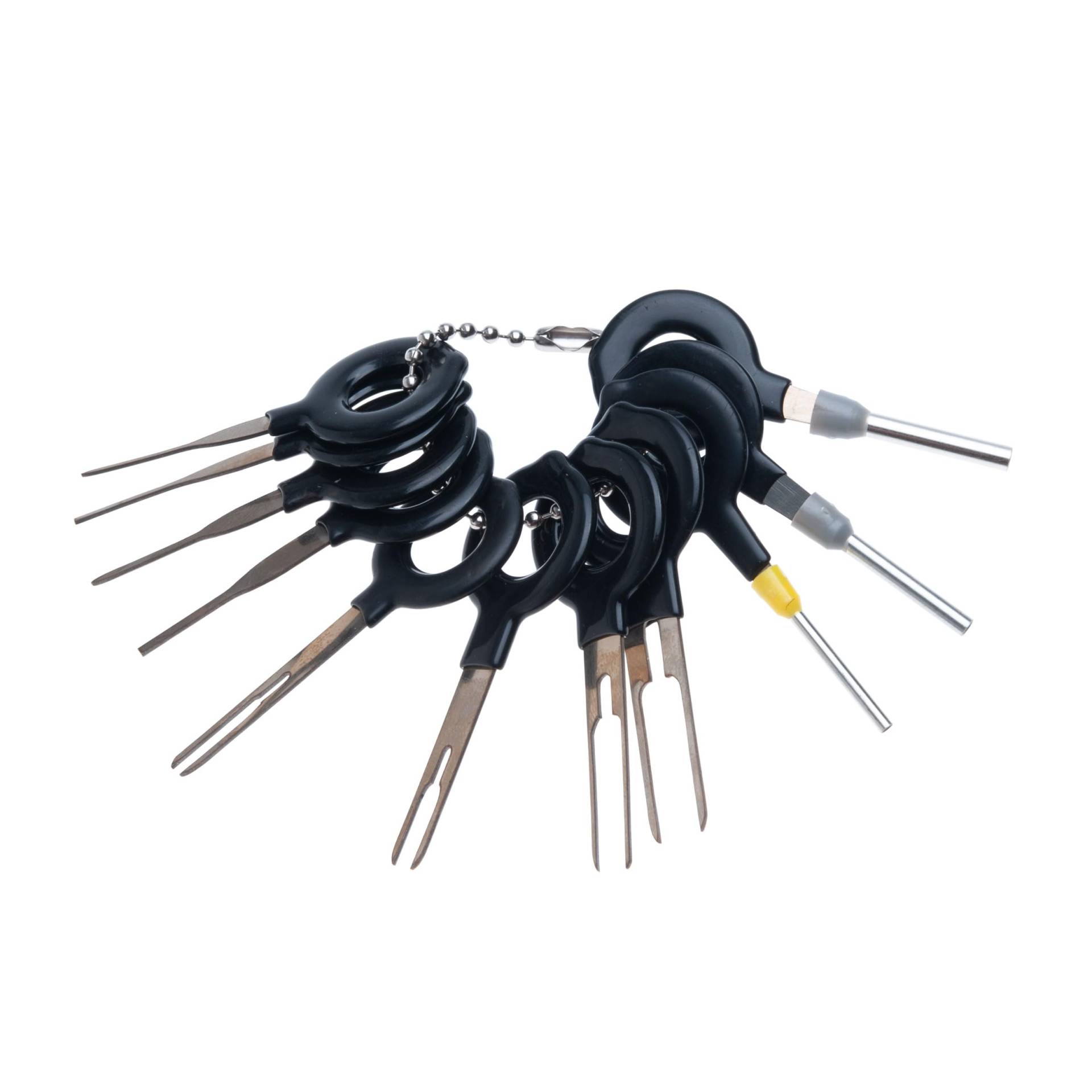 Keple Auto Steckverbinder Entfernungswerkzeug Set 11 Stück Stiftauszieher Werkzeug Set Auto Elektrische Crimp Entfernung Auswurfstifte Draht Stecker Terminal Schlüssel für Automobil Haushaltsgeräte Keple Auto Steckverbinder Entfernungswerkzeug Set 11 Stück Stiftauszieher Werkzeug Set Auto Elektrische Crimp Entfernung Auswurfstifte Draht Stecker Terminal Schlüssel für Automobil Haushaltsgeräte von Keple
