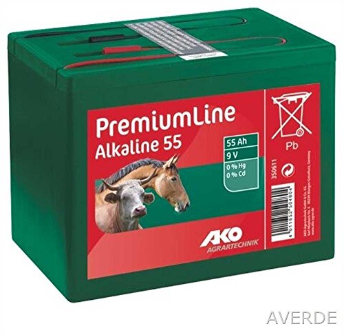 AKO Batterie Alkaline 9 V, 55 Ah von Kerbl