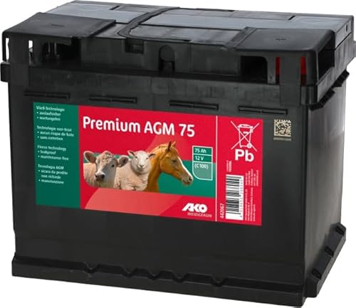 AKO Premium AGM Batterie, 75 AH (C100) von Kerbl