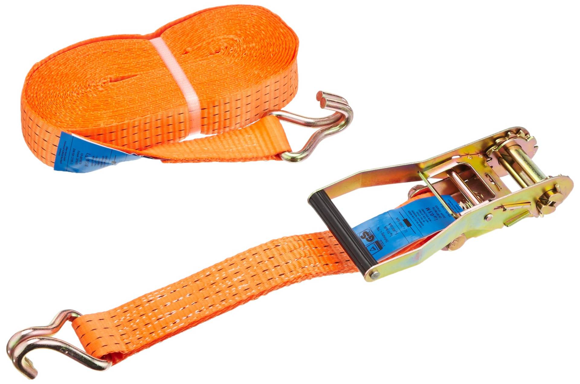 Kerbl 37155 Ratschenzurrgurt 2-teilig, 50 mm/12 m, Zugkraft 4000 kg, orange Kerbl 37155 Ratschenzurrgurt 2-teilig, 50 mm/12 m, Zugkraft 4000 kg, orange von Kerbl