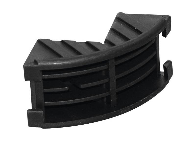 Kerbl Leichter Kantenschutz – Schwarz (Passend für 25 mm Gurt, 90° Winkel, Kunststoff) 37191 von Kerbl