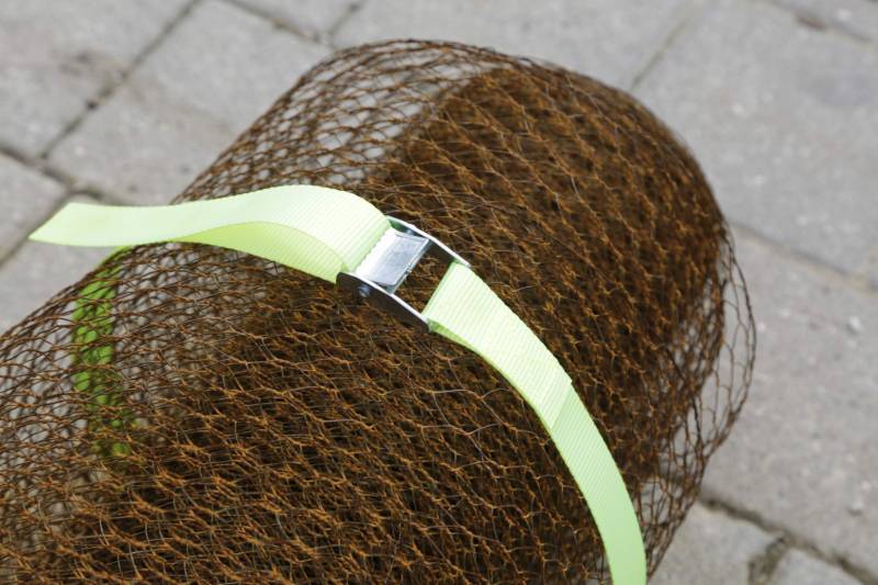 Kerbl Schnellbindegurt mit Klemmschloss – Neon Grün 30 cm (Maße 30 cm x 25 mm, Zugkraft 250 kg) 37997/6 von Kerbl