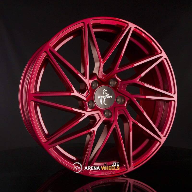 Keskin KT20 8.5JX19 5/112 ET45 72.6 CANDY RED Alufelge von Keskin Tuning