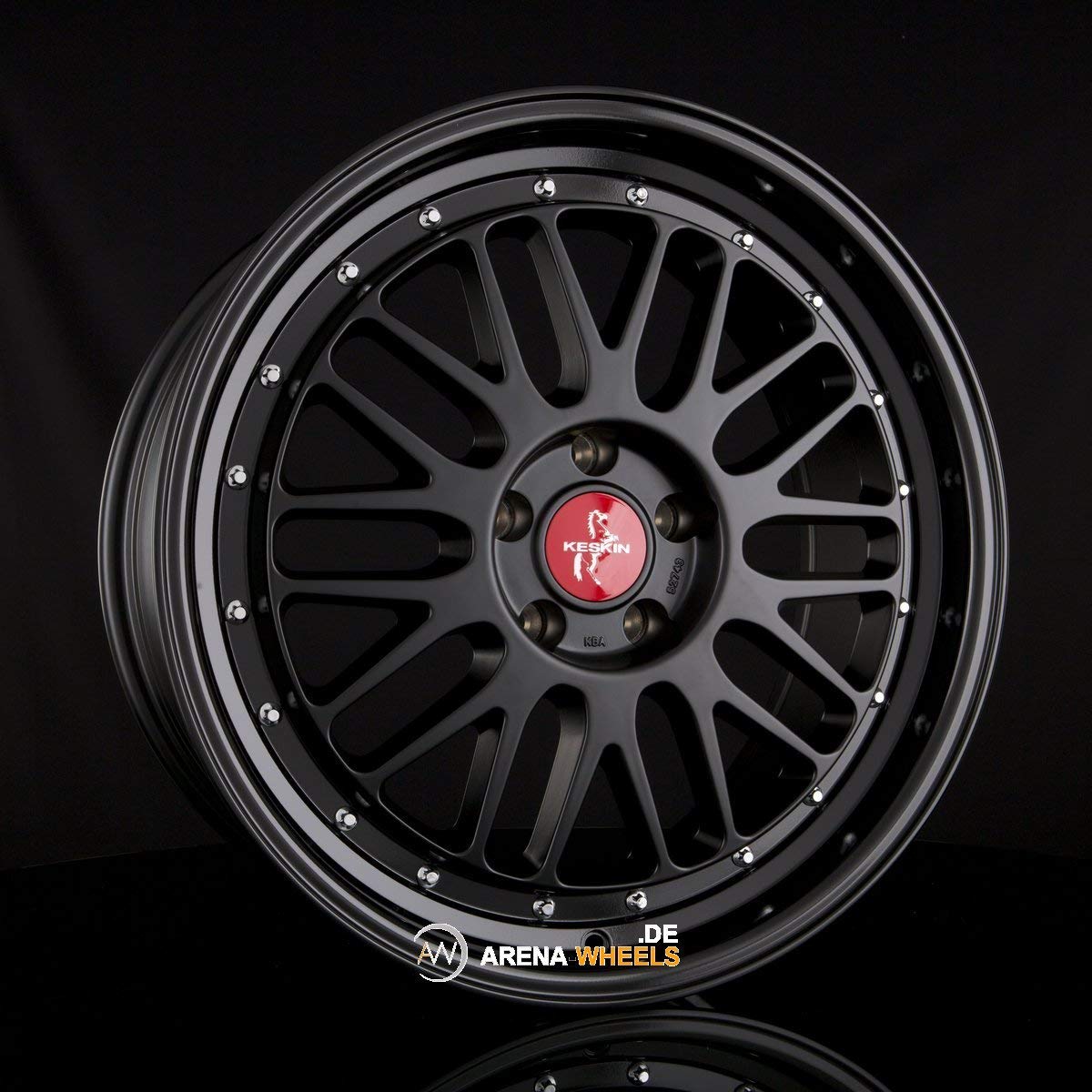 Keskin KT22 8.5JX19 5/112 ET30 72.6 MATT BLACK PAINTED Alufelge von Keskin Tuning