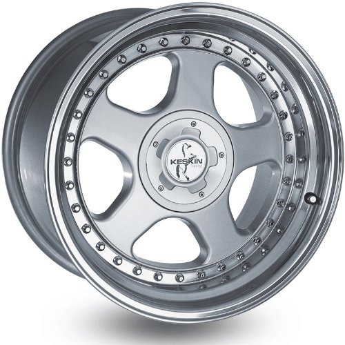 KESKIN KT1 SILVER LIP POLISH 7,5x16 ET20 5.00x100.00 Hub Hole 72.60 mm - Alu felgen von Keskin