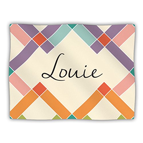 Kess eigene Louie Colorful Geometrie Pet Decke, 30 von 101,6 cm von Kess InHouse