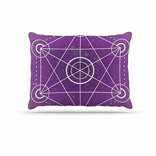 Kess eigene matt Eklund dalaran Geometrische violett Hundebett, 76,2 x 101,6 cm von Kess InHouse