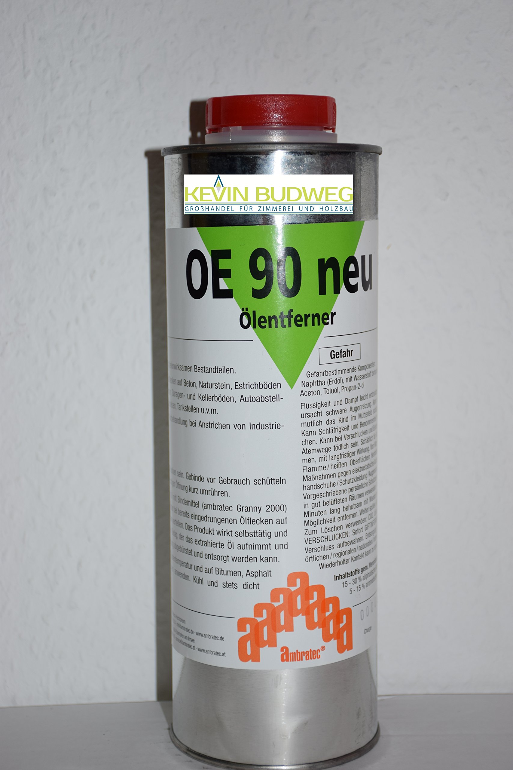 OE 90 neu Ölflecken-Entferner 1 Liter Öl- und Dieselflecken Entferner Ambratec von Kevin Budweg Großhandel