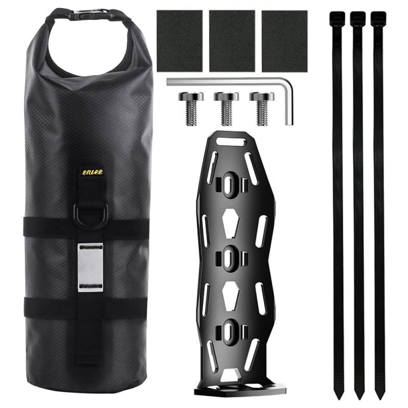 Kexpery 5L Fahrradgabeltasche, Fahrradgabeltasche, wasserdichte Vordergabel-Fahrradtasche, reflektierender Riemen, großes Fassungsvermögen for Mountainbikes, Rennräder (Rennrad) von Kexpery