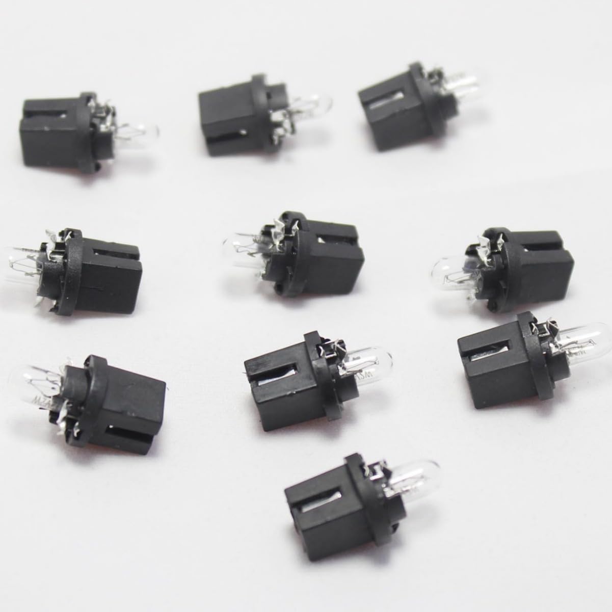KeyQueen 5 Stück DC 12 V 1,2 W T5 Armaturenbrett-Leuchtmittel, hellgelb, für Innenräume KeyQueen 5 Stück DC 12 V 1,2 W T5 Armaturenbrett-Leuchtmittel, hellgelb, für Innenräume von KeyQueen