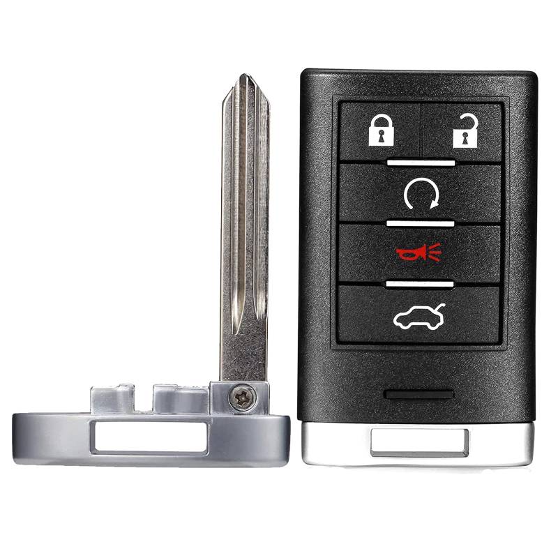 Auto-Schlüsselanhänger für Cadillac CTS 2008–2015 Cadillac STS 2008 2009 2010 2011 FCC ID: M3N5WY777A 315MHz (1 Stück) von KeyRunner