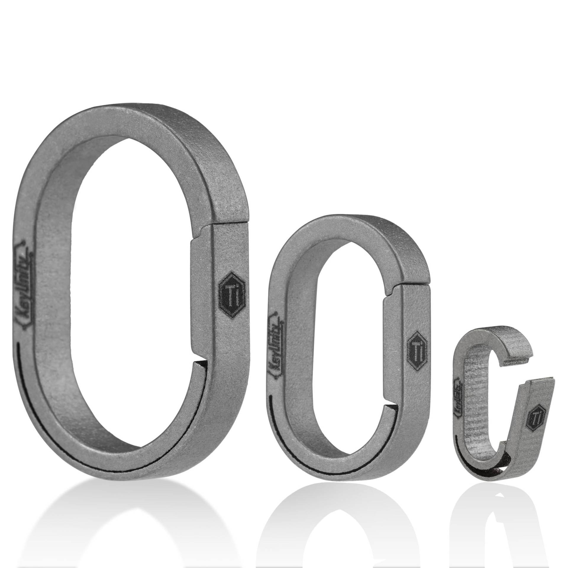 KeyUnity KA32SW Mini-Schlüsselanhänger mit geteiltem Schlüsselring, Schnellverschluss-Schlüssel-Organizer, Titan-Karabiner-Schlüsselanhänger-Einlage zum Anschließen von Heim-Autoschlüsseln KeyUnity KA32SW Mini-Schlüsselanhänger mit geteiltem Schlüsselring, Schnellverschluss-Schlüssel-Organizer, Titan-Karabiner-Schlüsselanhänger-Einlage zum Anschließen von Heim-Autoschlüsseln von KeyUnity