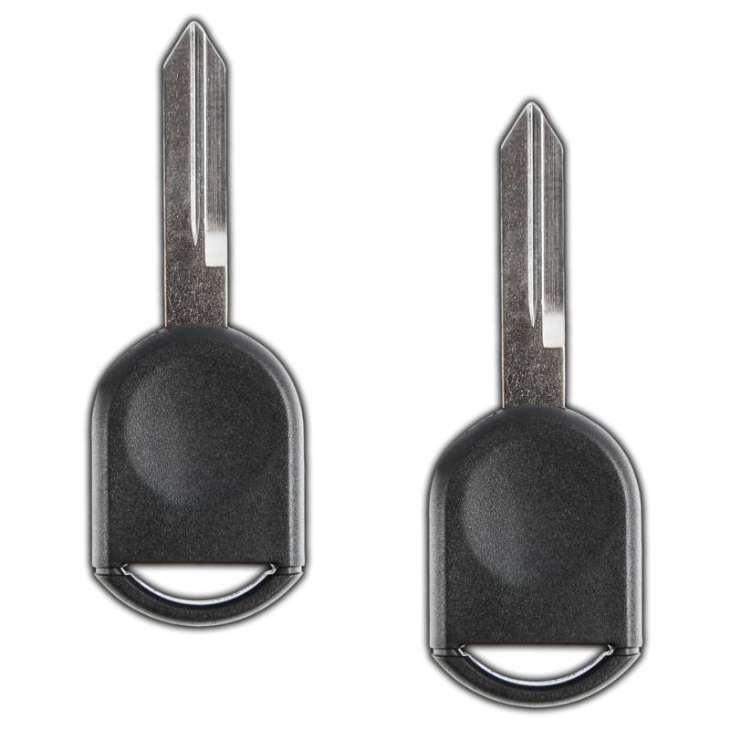 KeylessOption Ersatz ungeschliffene Zündung Chip Autoschlüssel Transponder-Rohling für Ford Lincoln Mercury Mazda (2 Stück) von KeylessOption