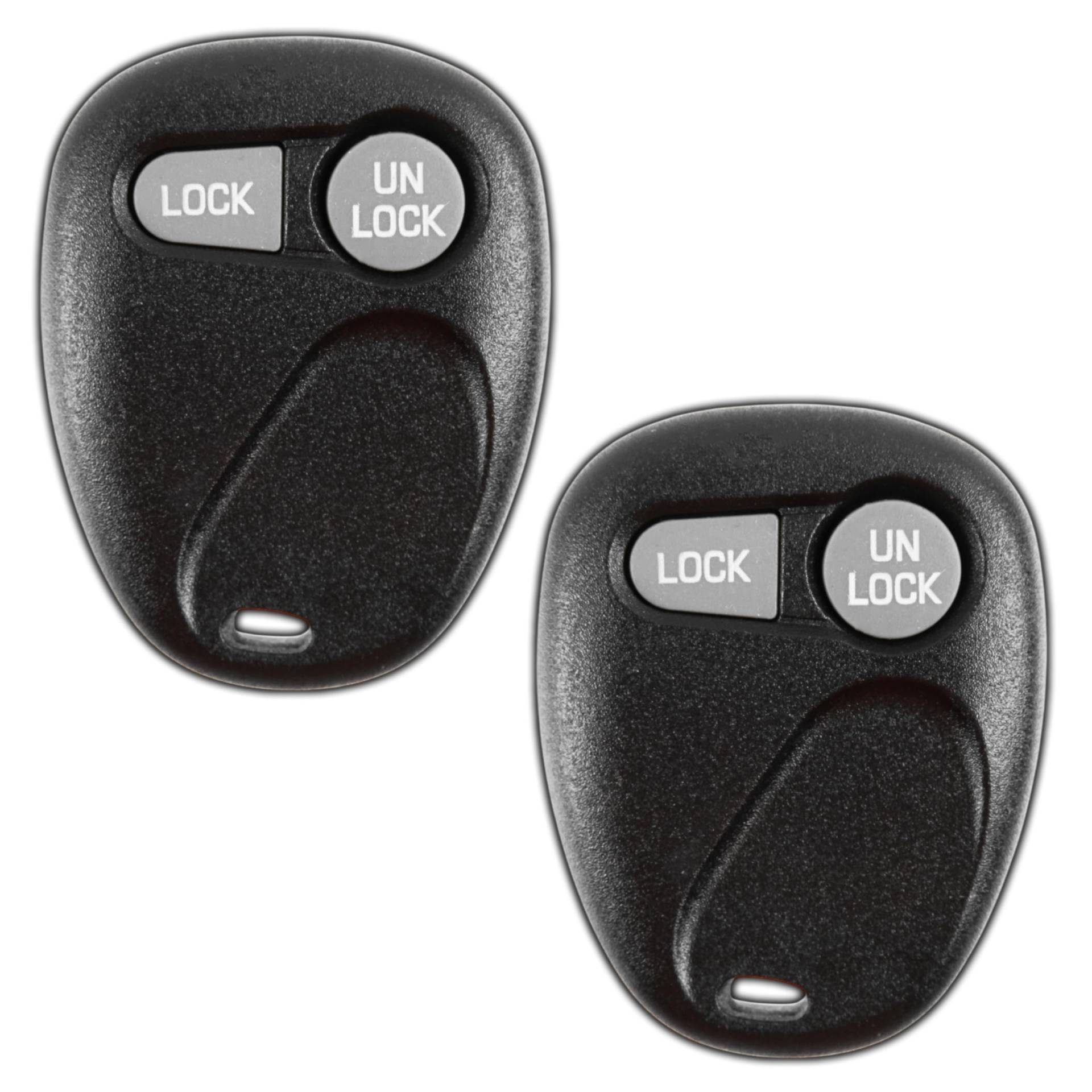 KeylessOption Keyless Entry Fernbedienung Schlüsselanhänger für 97-99 Silverado Sierra Yukon Tahoe Suburban S10 Tracker Topkick 16245100-29 (2 Stück) von KeylessOption