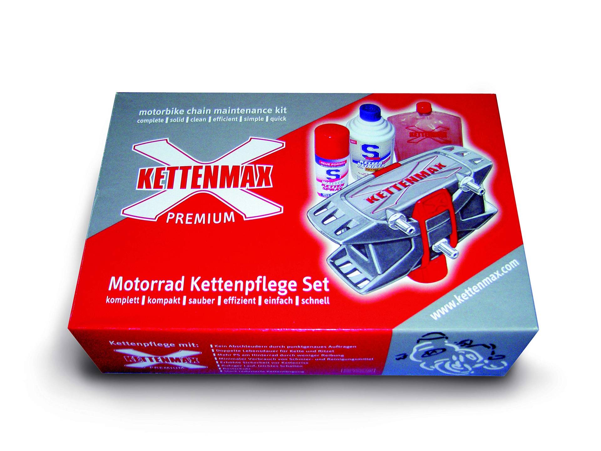S100 Ketttenmax Premium S100 K_1010 Motorrad Kettenpflegeset von S100