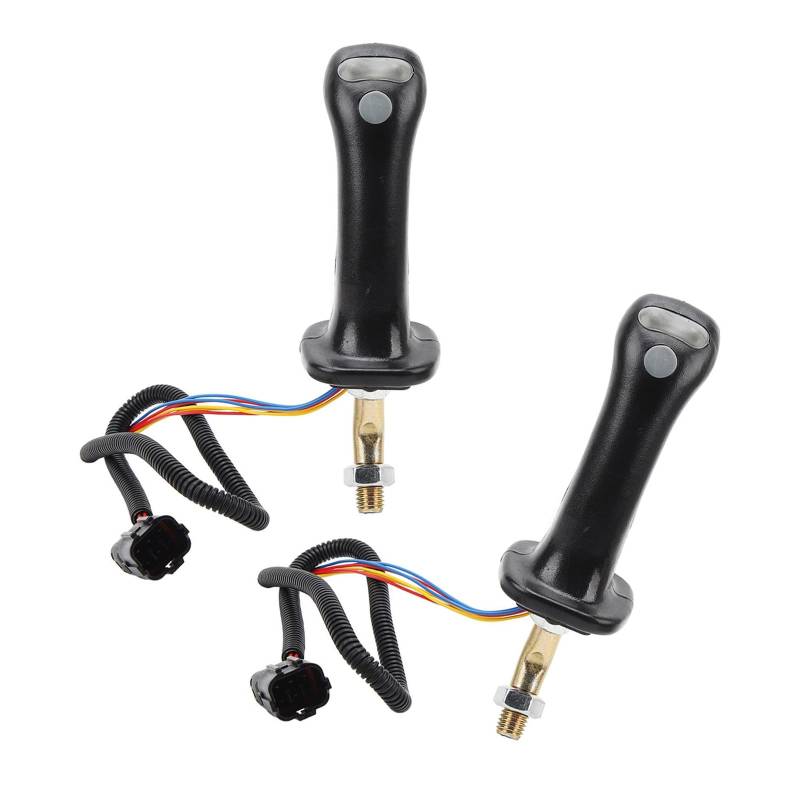 Kfwfuaee Ergonomische Baggersteuerung Griffe Aluminium Joystick Mit 3 Tasten Für Erdbewegte Maschinenoperationen von Kfwfuaee