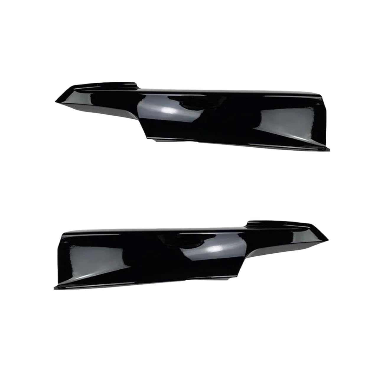 Auto Front Stoßstange Seite Splitter Abdeckung Spoiler Für B&MW 3 Serie F30 F31 F35 2013 2014 2015 2016 2017 2018 2019 Vorne Spoilerlippe (Farbe : Black-B) von KiBxan