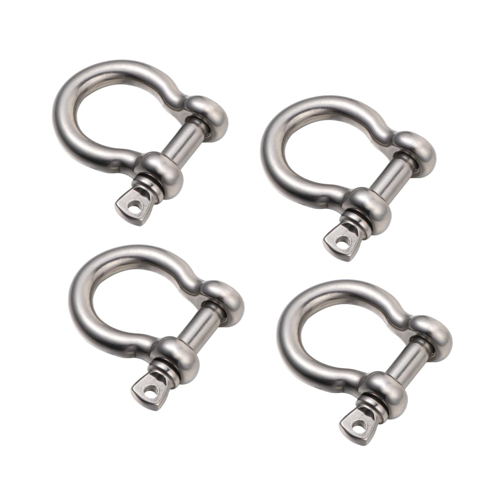 Kichvoe 4 Stück Edelstahlabzug Schleife Aufhänger Heben Abschleppschäkel Haken Geformt D D-Ring Zur Befestigung D Schäkel Anhängerkupplung Stahlschnalle Silber Rostfreier Stahl Kichvoe 4 Stück Edelstahlabzug Schleife Aufhänger Heben Abschleppschäkel Haken Geformt D D-Ring Zur Befestigung D Schäkel Anhängerkupplung Stahlschnalle Silber Rostfreier Stahl von Kichvoe