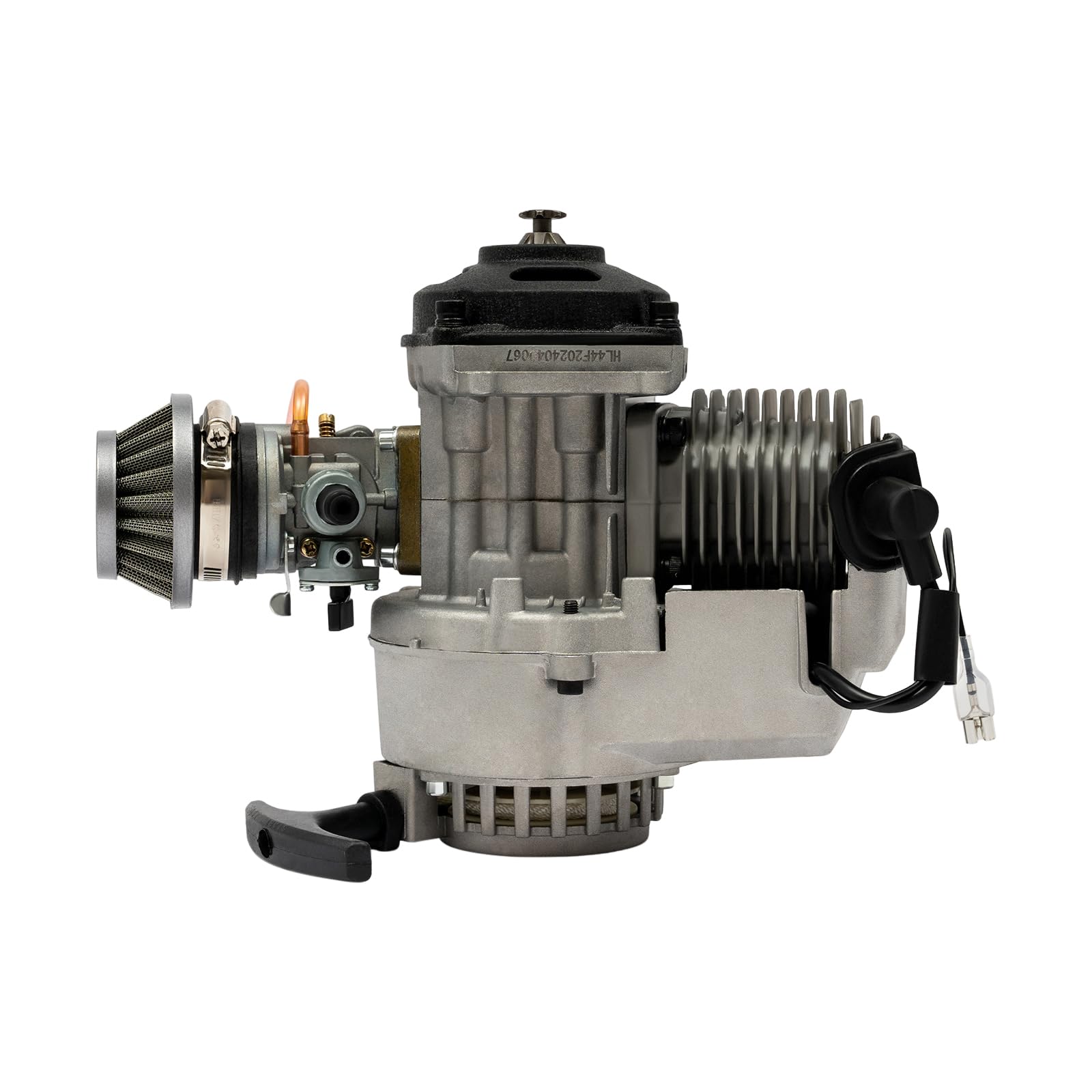 49cc 2-Takt Motor | Mini Benzinmotor 3PS | Pocket Bike Motor mit 14mm Vergaser & Luftfilter Handzugstarter Motorradmotor aus Aluminium/Eisen für ATV Quad Dirt Bike Scooter 49cc 2-Takt Motor | Mini Benzinmotor 3PS | Pocket Bike Motor mit 14mm Vergaser & Luftfilter Handzugstarter Motorradmotor aus Aluminium/Eisen für ATV Quad Dirt Bike Scooter von KigerNee