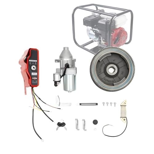 Elektrostart-Kit Anlasser Startermotor – Komplettes Starter-Set mit Schwungrad, Zündschalter & Ladespule für Honda GX340 11HP & GX390 13HP – mit Schlüsselschalter, 2 Schlüssel & Schutzverpackung Elektrostart-Kit Anlasser Startermotor – Komplettes Starter-Set mit Schwungrad, Zündschalter & Ladespule für Honda GX340 11HP & GX390 13HP – mit Schlüsselschalter, 2 Schlüssel & Schutzverpackung von KigerNee