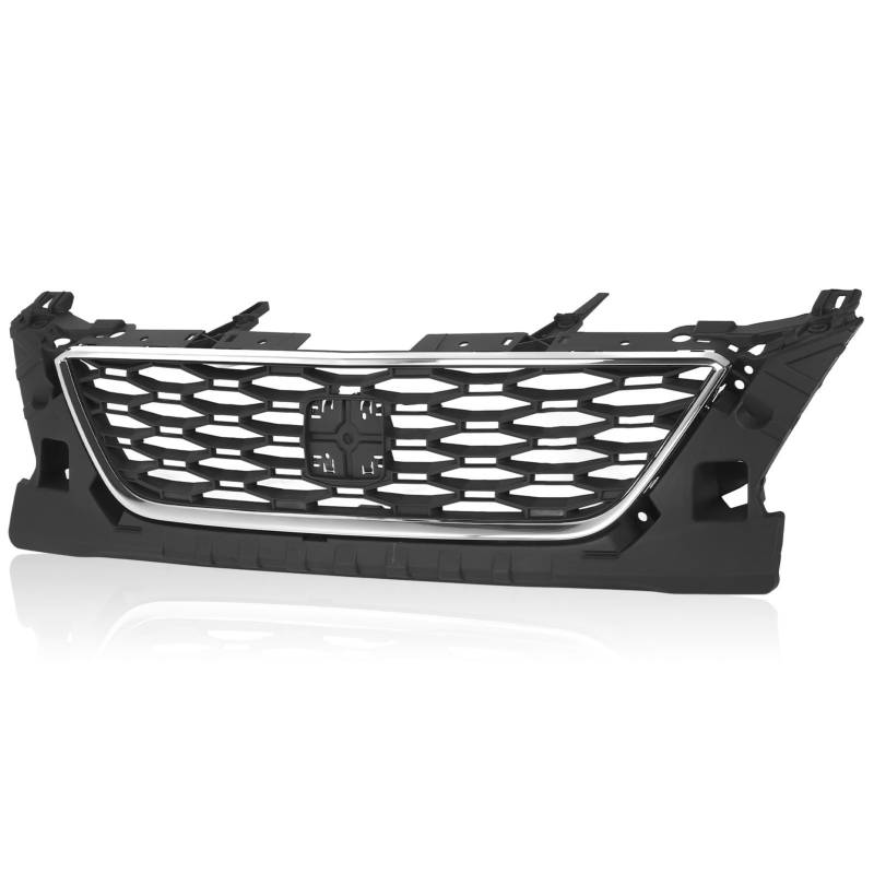 Vorderer Stoßstangengrill, Hochfest, Langlebig, 5F0853654D989, Vorderer Mittlerer Oberer Kühlergrill, Verschleißfest, Schlagfest, für 5F MK3 von Kikumi