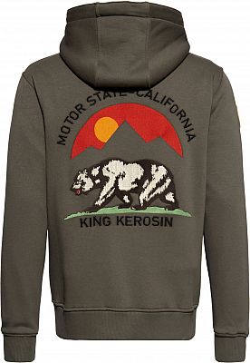 King Kerosin Motor Gear - Motor State California, Kapuzenjacke - Braun - L von King Kerosin