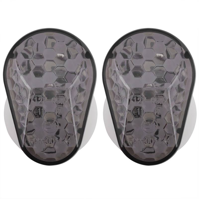 Kinstecks ​​1 Paar Motorrad Seitenmarkierungsleuchten Motorradblinker LED Blinker flächenbündig montiert Blinker Blinkerlampe für Kawasaki ZX6R ZX7R ZX9R ZX636 ZX12R ZZR600 von Kinstecks