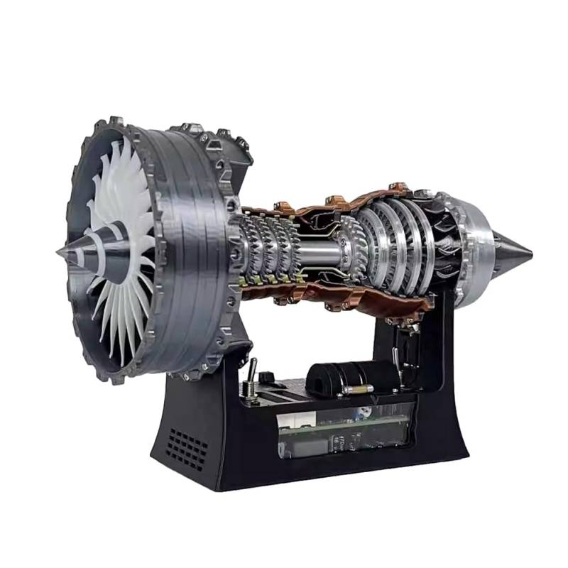 Kioball TR900 Turbofan Engine Modell Flugzeugtriebwerk Kit Turbojet Engine Modell Aufgeladenes Flugzeugtriebwerk Nachbildung von Kioball