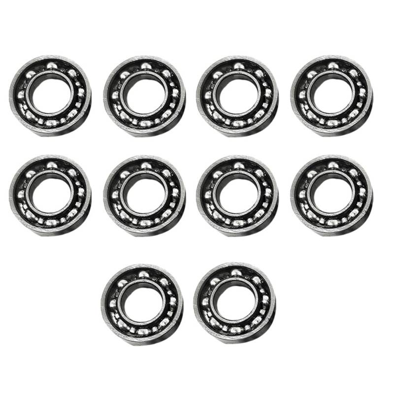 Kissmii 10 Stück Yoyo-Lager R188 Lager Professionelles Extra Langes, Leises YOYO-Lager YoYo-Ersatzlagerteile Silber von Kissmii