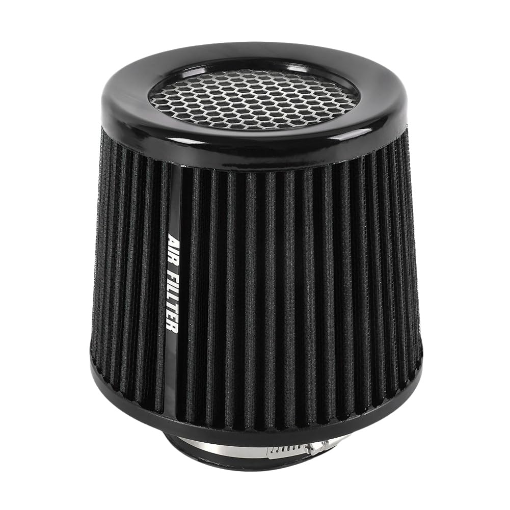 Kissmii Auto-Luftfilter, 76 mm, Hoher Durchfluss, Pilzfilter, 7,6 cm, Schwarz Kissmii Auto-Luftfilter, 76 mm, Hoher Durchfluss, Pilzfilter, 7,6 cm, Schwarz von Kissmii
