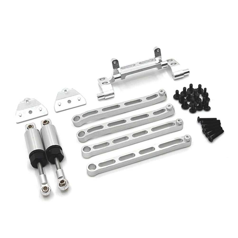 Kissmii Für 1/12 MN82 LC79 MN78 Fernbedienung Auto Teile Zugstange Hydraulische Stoßdämpfer Kit RC Silber Kissmii Für 1/12 MN82 LC79 MN78 Fernbedienung Auto Teile Zugstange Hydraulische Stoßdämpfer Kit RC Silber von Kissmii