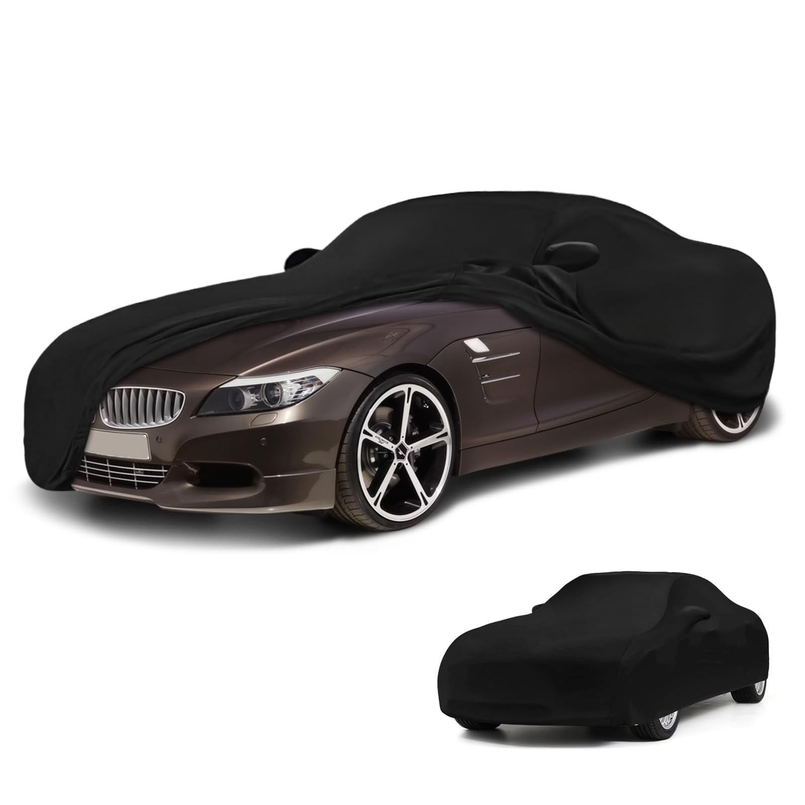 Autoabdeckung Indoor Kompatibel mit BMW Z4 2009-2025, Stretch Soft Satin Maßgeschneidert Atmungsaktiv Staubschutz Vollgarage Autoabdeckung für Tiefgarage, Autoausstellung Autoabdeckung Indoor Kompatibel mit BMW Z4 2009-2025, Stretch Soft Satin Maßgeschneidert Atmungsaktiv Staubschutz Vollgarage Autoabdeckung für Tiefgarage, Autoausstellung von Kistrba