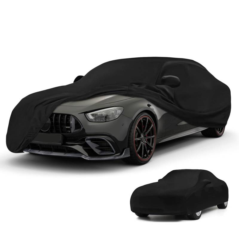 Autoabdeckung Indoor Kompatibel mit Mercedes Benz E-Klasse 2006-2025, Stretch Soft Satin Maßgeschneidert Atmungsaktiv Staubschutz Vollgarage Autoabdeckung für Tiefgarage, Autoausstellung von Kistrba