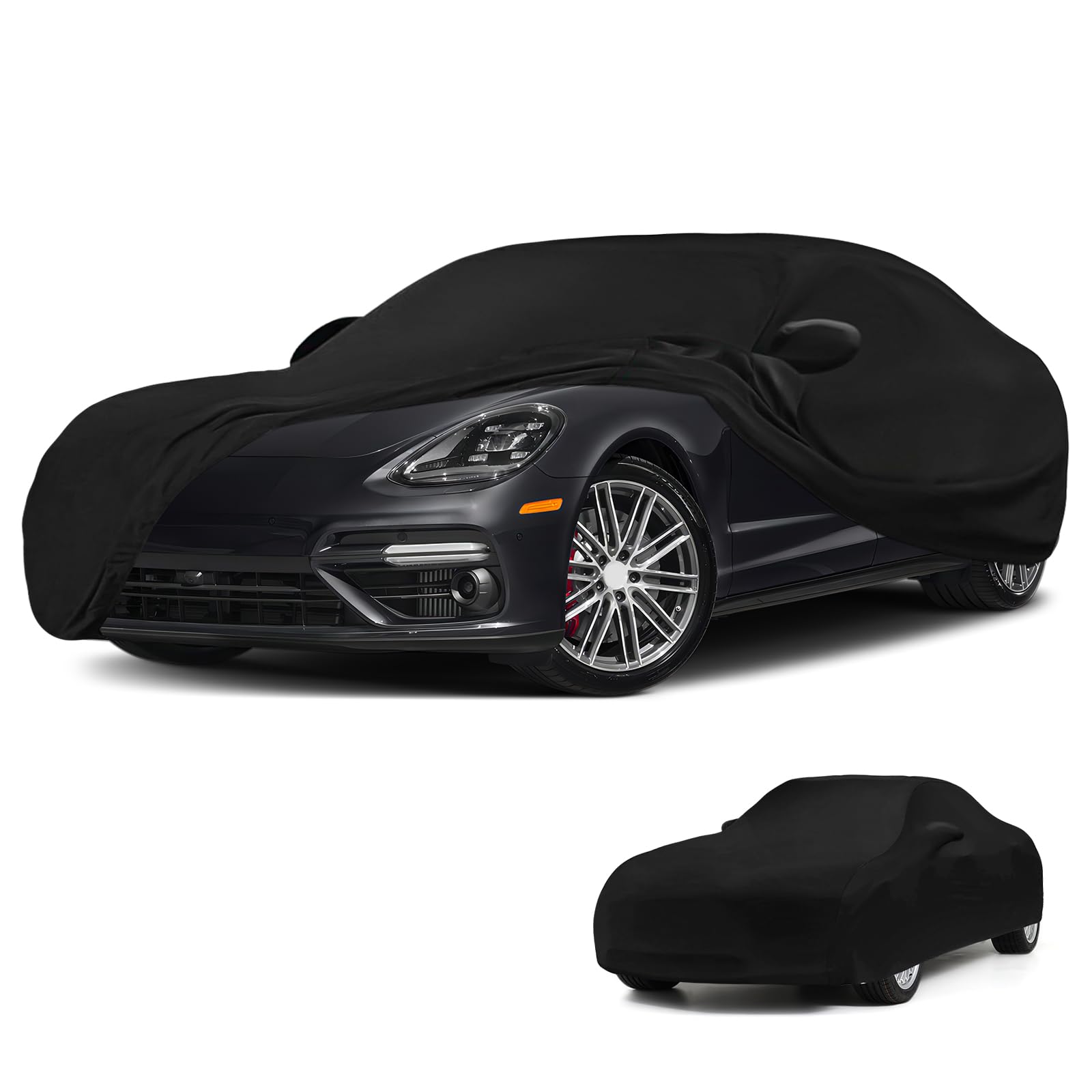Autoabdeckung Indoor Kompatibel mit Porsche Panamera 2010-2025, Stretch Soft Satin Maßgeschneidert Atmungsaktiv Staubschutz Vollgarage Autoabdeckung für Tiefgarage, Autoausstellung Autoabdeckung Indoor Kompatibel mit Porsche Panamera 2010-2025, Stretch Soft Satin Maßgeschneidert Atmungsaktiv Staubschutz Vollgarage Autoabdeckung für Tiefgarage, Autoausstellung von Kistrba