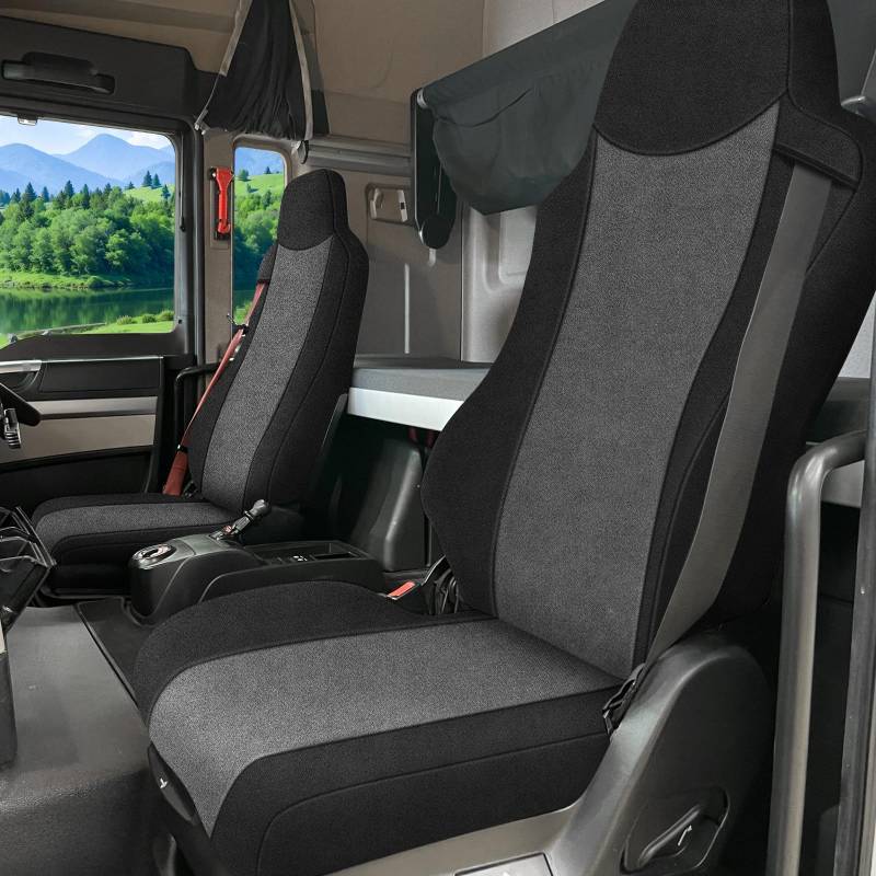 Kistrba Auto Sitzbezüge für 2015-2020 Man TGX TGL TGM TGS LKW Sitzbezüge Schonbezüge Autositzbezüge von Kistrba