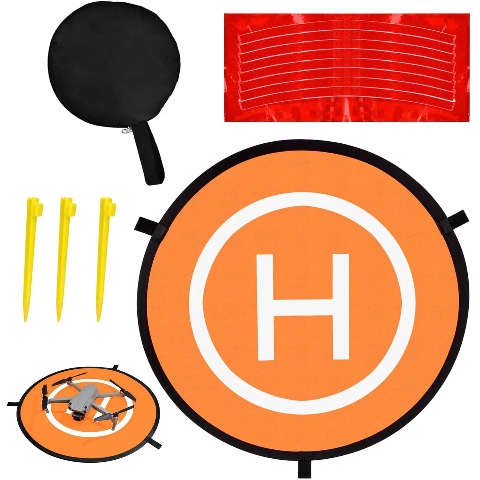 Landing Pad Faltbar,Universal Foldable Drohne Landeplatz,Drohnen-Landeplatz-Zubehör,Tragbare Faltbare Landing Pads,Doppelseitiger Wasserdichter Landing Pad,Für Drones Hubschrauber Zubehör,Kiuiom Landing Pad Faltbar,Universal Foldable Drohne Landeplatz,Drohnen-Landeplatz-Zubehör,Tragbare Faltbare Landing Pads,Doppelseitiger Wasserdichter Landing Pad,Für Drones Hubschrauber Zubehör,Kiuiom von Kiuiom