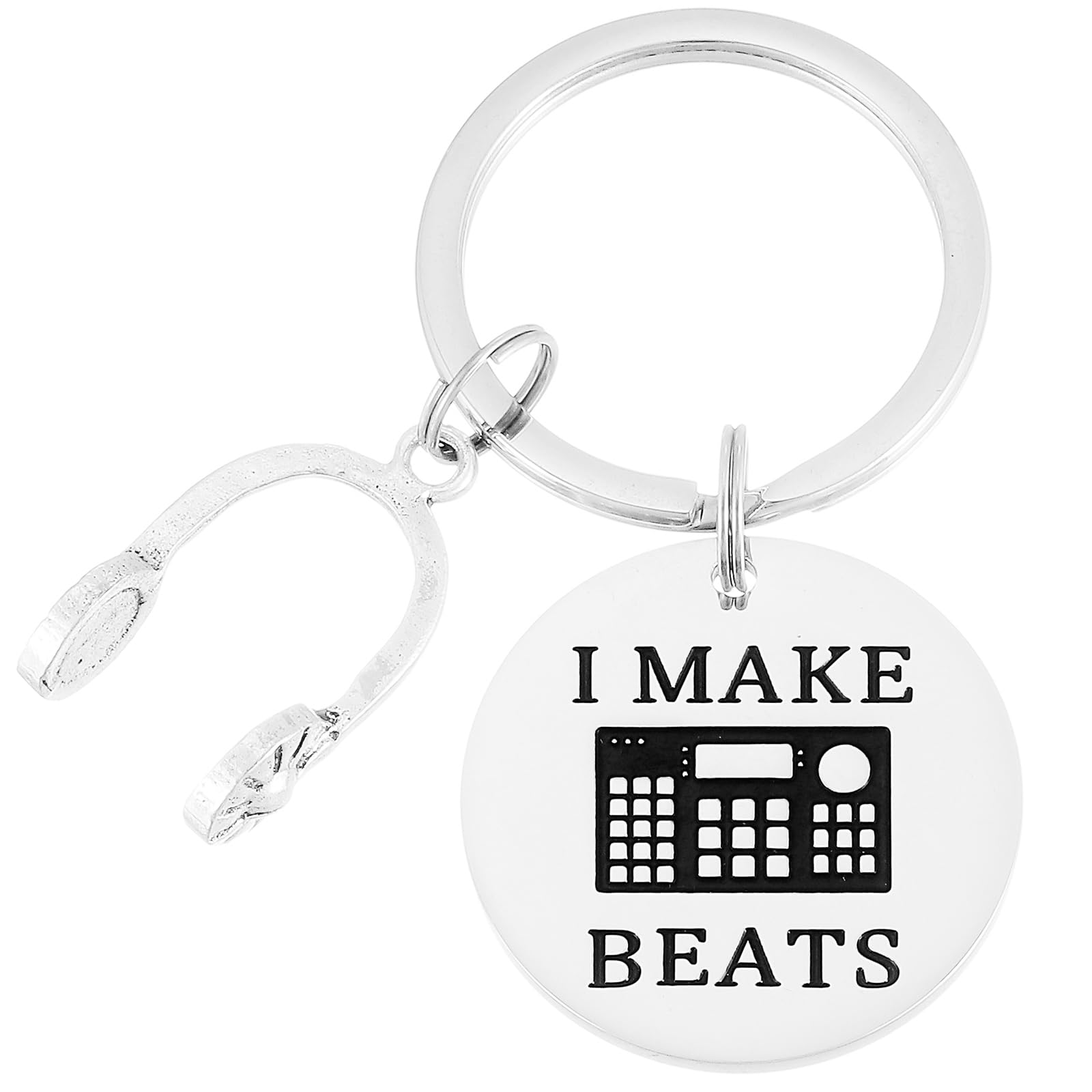 Kivosliviz DJ-Geschenke, Schlüsselanhänger, Musikproduzent, Schlüsselanhänger, Schmuck, Edelstahl, stainless-steel Kivosliviz DJ-Geschenke, Schlüsselanhänger, Musikproduzent, Schlüsselanhänger, Schmuck, Edelstahl, stainless-steel von Kivosliviz