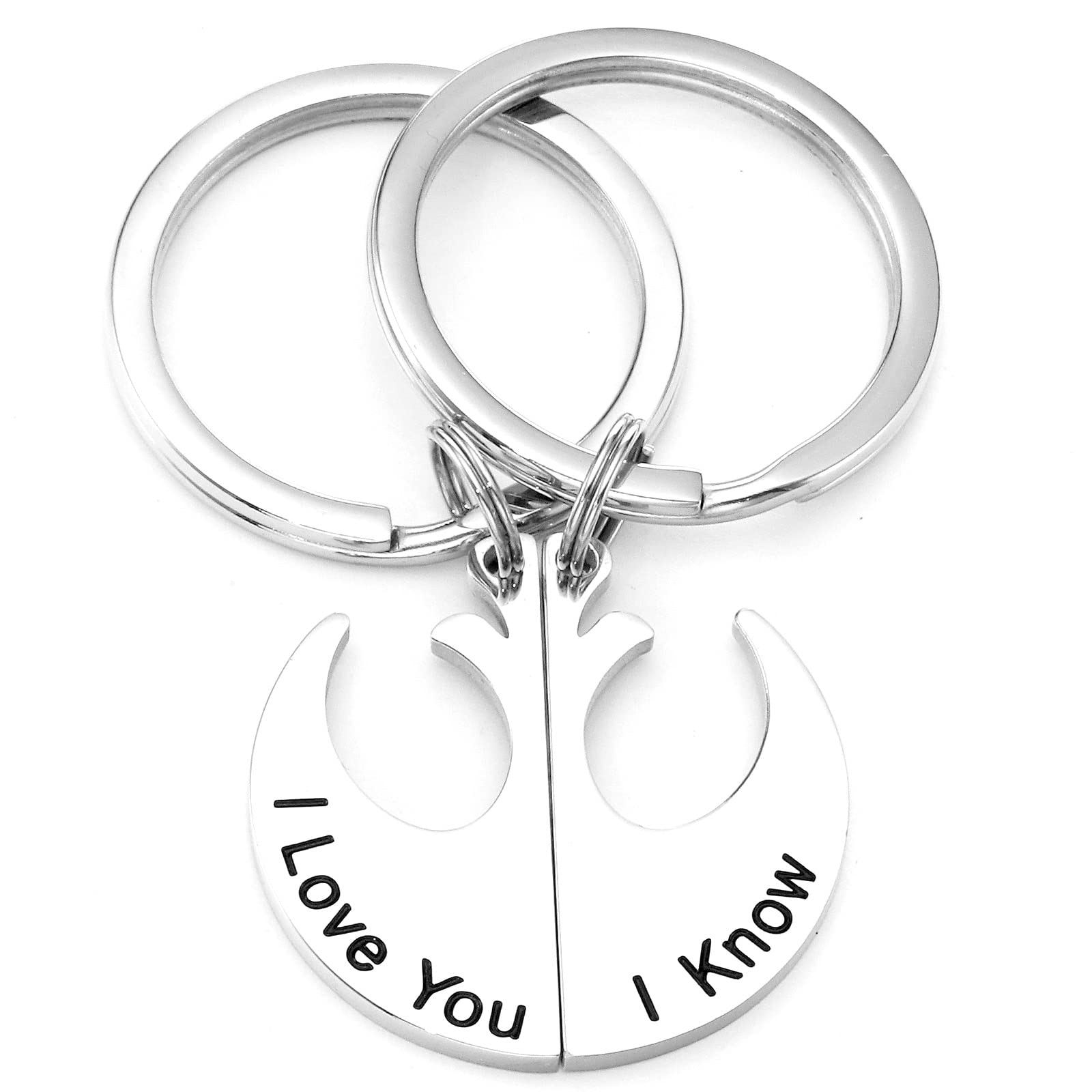 Kivosliviz Star Wars Schlüsselanhänger für Paare, Starwars, Valentinstagsgeschenke, Star Wars Schmuck, Edelstahl, stainless steel Kivosliviz Star Wars Schlüsselanhänger für Paare, Starwars, Valentinstagsgeschenke, Star Wars Schmuck, Edelstahl, stainless steel von Kivosliviz