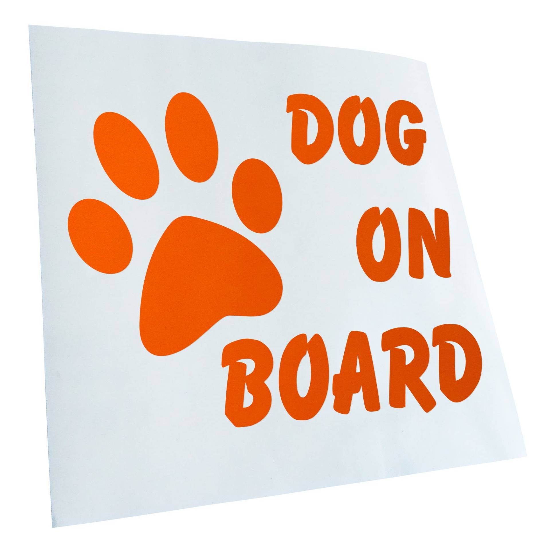 - Autoaufkleber - Dog on Board Aufkleber für Auto, Laptop, Fahrrad, LKW, Motorrad mehrfarbig JDM Decal Racing von Kiwistar