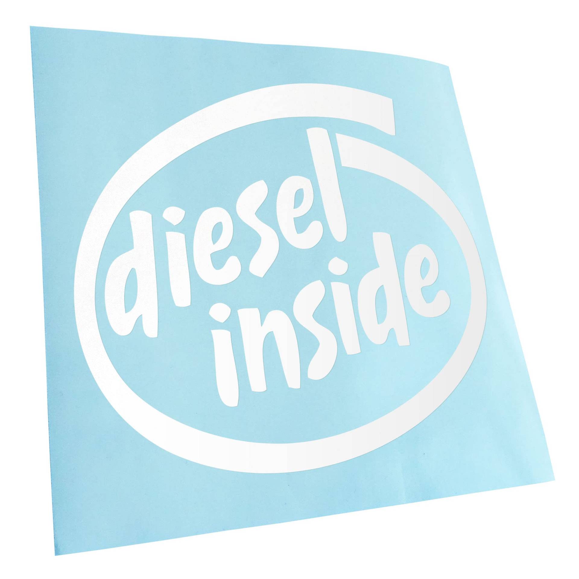 Kiwistar - Autoaufkleber - Diesel Inside Aufkleber für Auto, Laptop, Fahrrad, LKW, Motorrad Mehrfarbig JDM Decal Racing von Kiwistar