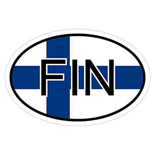 Kiwistar - Autoaufkleber - 15x10 cm - außen klebendKiwistar Autoaufkleber - Finnland FIN Auto, Laptop, Fahrrad, LKW, Motorrad Mehrfarbig Autoaufkleber Aufkleber KFZ Flagge Fahne von Kiwistar