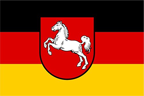 Kiwistar - Aufkleber - Niedersachsen - Bundesland Deutschland Autoaufkleber Sticker Flagge von Kiwistar