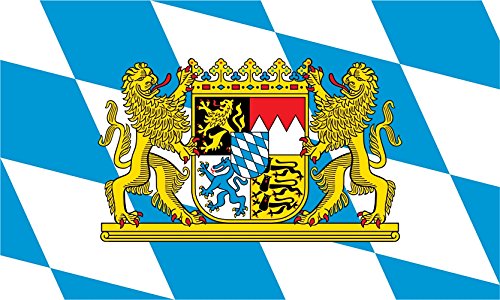 Kiwistar - Aufkleber - Bayern - Bundesland Deutschland Autoaufkleber Sticker Flagge von Kiwistar